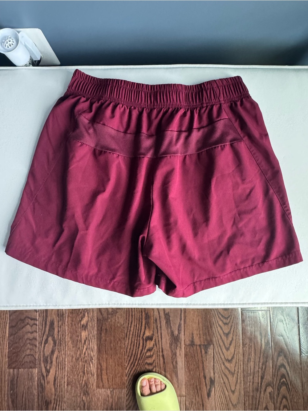 YoungLA Men's Maroon Gym Shorts - Picture 2 of 3